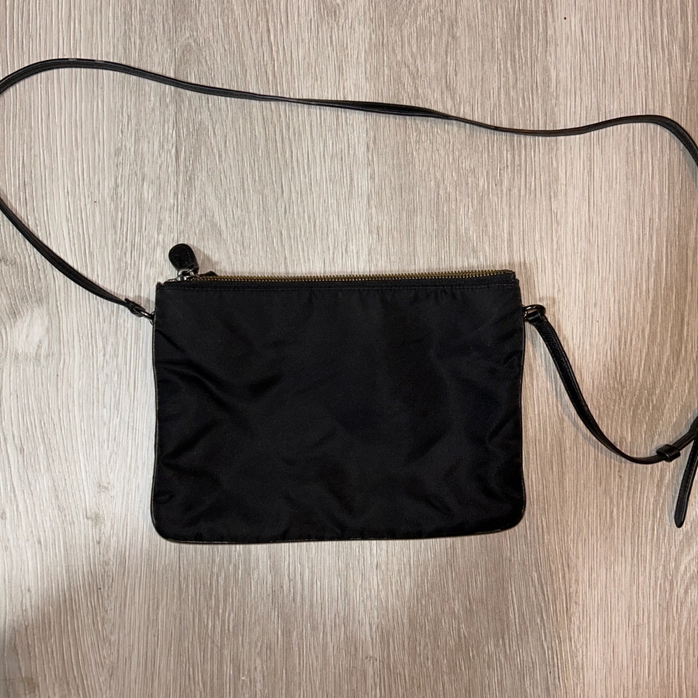 Coach black crossbody bag in black nylon - Picture 2 of 4